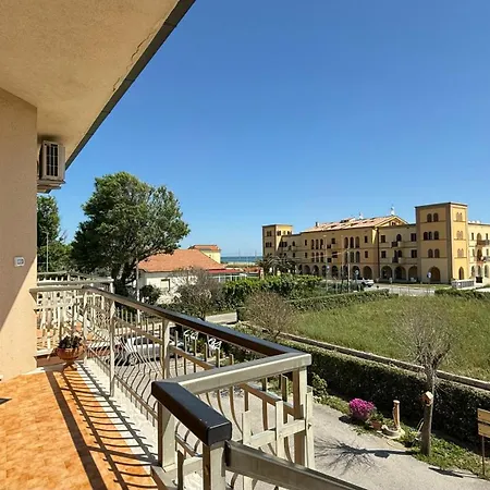 Pp07 - Porto Potenza, Trilocale Vista Mare Con Aria Condizionata Lägenhet Porto Potenza Picena