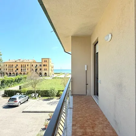 Pp07 - Porto Potenza, Trilocale Vista Mare Con Aria Condizionata Lägenhet *