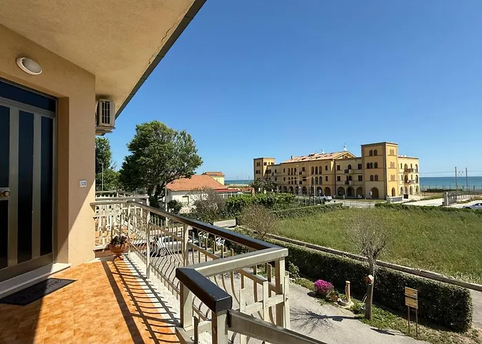 Pp07 - Porto Potenza, Trilocale Vista Mare Con Aria Condizionata Lägenhet Porto Potenza Picena